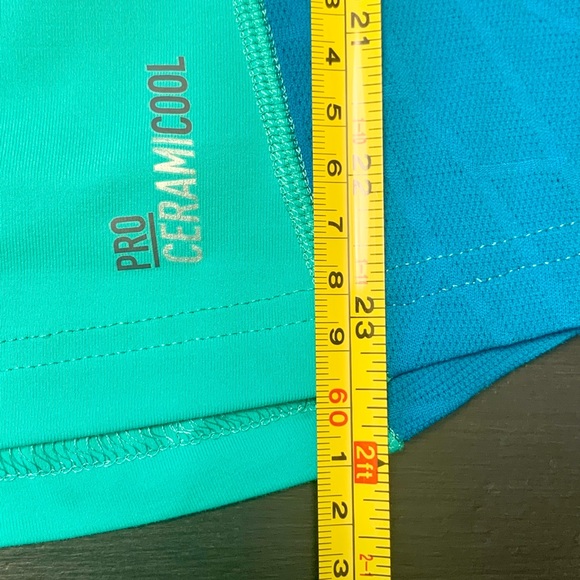 Odlo Ceramicool Pro Pool Green/Crystal Teal Base Layer Top - Picture 10 of 10